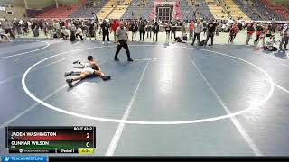 86 Lbs Semifinal  Jaden Washington IL Vs Gunnar Wilson OR 4b71 [upl. by Taddeusz]