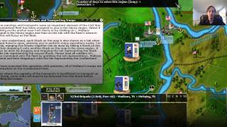 AGEODs Civil War 2  Tutorial Basic Rules Part 5 army transport via fleets and river [upl. by Tamera]