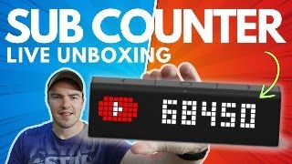 Live LaMetric YouTube Subscriber Counter Unboxing and Installation [upl. by Wearing631]