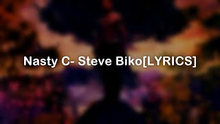 NASTY C  STEVE BIKOLYRICS [upl. by Iphigenia]