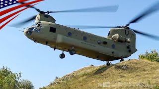 Chinook Pilots Awesome Maneuvering Skills [upl. by Lennaj]