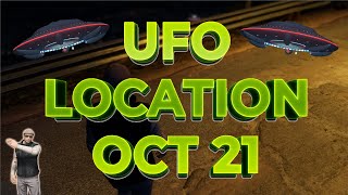 GTA Online UFO Location Oct 21 23  UFO Sighting 11 Halloween 2023 [upl. by Willdon]