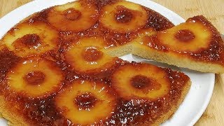 GÂTEAU A LANANAS CARAMÉLISÉ CUIT A LA POÊLE ÉCONOMIQUE ET FACILE CUISINE RAPIDE [upl. by Poirer392]