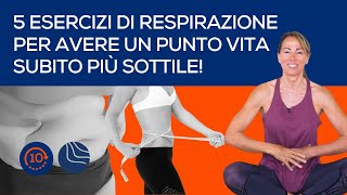 Punto vita sottile e addome più tonico con solo 5 esercizi  10 minuti [upl. by Kutzenco732]