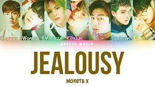 MONSTA X 몬스타엑스 – JEALOUSY Lyrics COLOR CODEDHANROMENG [upl. by Swain]