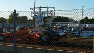 Turbinator Lycoming Turbine Engine Pullin Tractor 2015 08 01 Outlaw Fort Dodge IA [upl. by Wiburg]