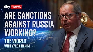 Sanctions against Russia failed to achieve goals claims Moscows UK ambassador [upl. by Anauqes]