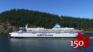 BC Ferries Swartz bay to Tsawwassen with loud Horns [upl. by Norrehc]