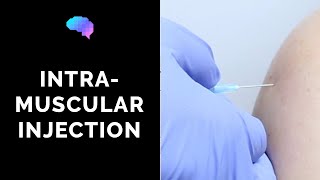 Intramuscular IM injection  OSCE Guide  UKMLA  CPSA [upl. by Pricilla]