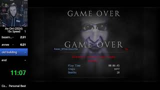 Ao Oni 15x HiSpeed Mode Completed 1749 RTA [upl. by Naoma]