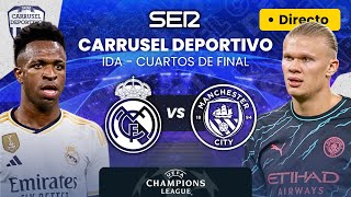 🏆⚽️ REAL MADRID 3  3 MANCHESTER CITY  Así te contamos los cuartos de final de la Champions League [upl. by Leipzig]