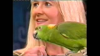 Barbara Heidenreich with Groucho the Singing Parrot on the Tonight Show [upl. by Yesrej]