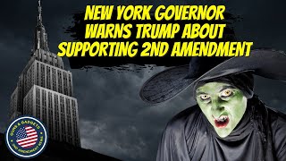 WHOA New York Governor Warns Trump About Supporting 2nd Amendment [upl. by Cestar11]