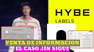 POLICÍA Espera DECLARACIÓN De JIN de BTSHYBE DEMANDA a Vendedores de INFORMACION De SUS GRUPOS [upl. by Rubenstein310]