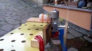 Home Made Model Aircraft Diesel Engine  Boll Aero Major 44 [upl. by Aydan]