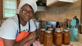 Canning My Eggplant Chili amp It’s Good [upl. by Yearwood]