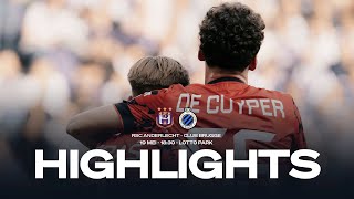 RSC ANDERLECHT  CLUB BRUGGE  HIGHLIGHTS  20232024 [upl. by Eelano341]