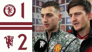 Ten Hag Maguire amp Dalot On Villa Victory 🗣️  Aston Villa 12 Man Utd  PostMatch Reaction [upl. by Jeggar]