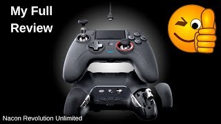 Nacon Revolution Unlimited  My Full Honest Review Officially Licensed PS4 Controller [upl. by Marentic]