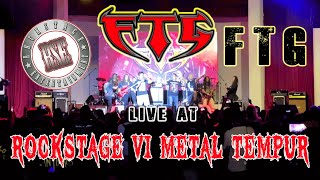 FTG live at ROCKSTAGE VI  METAL TEMPUR FULL SET [upl. by Cacilie]