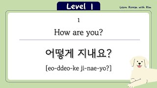 100 Mustknow Korean phrases for absolute beginners formal  learn korean korean podcast [upl. by Nashoma272]