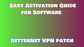 Downloading BetterNet VPN StepbyStep Instructions [upl. by Owens]