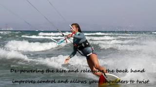 Kitesurfing strapless jibe [upl. by Noman]