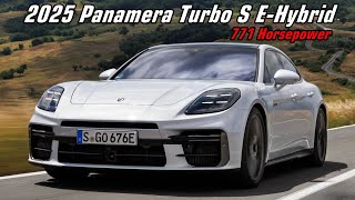 New 2025 Porsche Panamera Turbo S EHybrid in Ice Grey Metallic  Exhaust Sound Exterior amp Interior [upl. by Britte704]