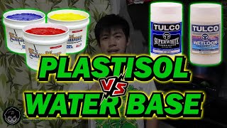 PLASTISOL VS WATER BASE INK  SCREEN PRINTING  SCREEN LIFE [upl. by Desi]