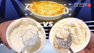 Battle of the Ingredients Ricotta Cheese or Cottage Cheese for Lasagna [upl. by Kelli]