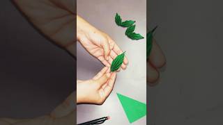 Easy Paper crafts  paper leaf  diy shorts craft [upl. by Hart802]