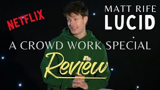 Netflixs Matt Rife LUCID Is LaughWorthy [upl. by Lecia]