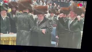 Belzer Rebbe Dances Mitzvah Tantz [upl. by Small]