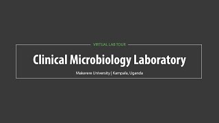 Makerere University Virtual Lab Tour Clinical Microbiology Laboratory [upl. by Ojeitak]