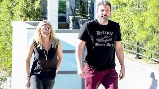 Ben Affleck And Girlfriend Lindsay Shookus House Hunting In LA [upl. by Nylarat]