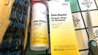 Bayer KetoDiastix Reagent Strips Unboxing India [upl. by Anni]