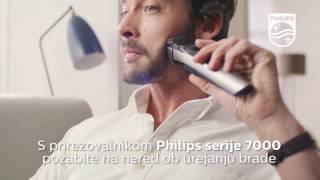 Prirezovalnik brade s sesalnim sistemom Philips serije 7000 [upl. by Zora]