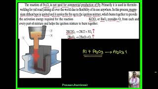 2 CalcinationRoastingCarbonSelf reductionThermitePolingZone refiningMondVan Arkel method [upl. by Ihtak]