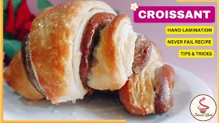 PERFECT CROISSANT WITH SWEEET LAND2022  CROISSANT SECRET  FLAKIEST CROISSANT  AIRY CROISSANT ❤️ [upl. by Colette]