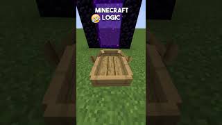 Nether Portal inconsistency minecraft gaming [upl. by Ayanej659]