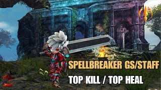 Guild Wars 2  StaffGS Spellbreaker PvP  Top Kills Top Heals [upl. by Cordier803]