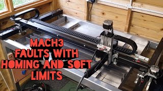 Mach3 fault with homing and soft limits [upl. by Annirak]