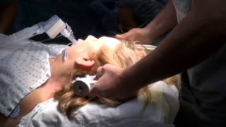 Brain Surgery with Dr Mark Matishak  01 Pins to anchor head [upl. by Alegna]