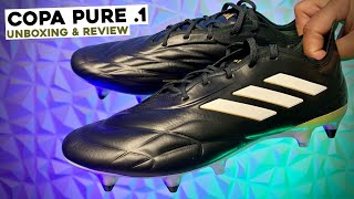 adidas COPA PURE 1  Unboxing amp review [upl. by Brier673]