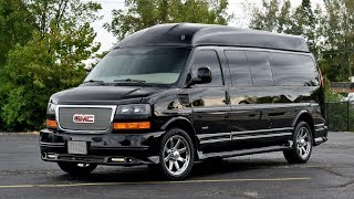 DURAMAX 2014 GMC Southern Comfort 9 Passenger Conversion Van  Quick Walkthrough  CP16126T [upl. by Ardnassak]