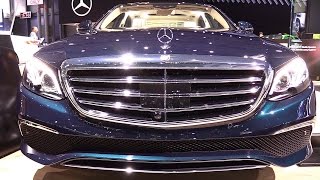 2017 Mercedes Benz E Class E300 Sedan 4Matic  Exterior Interior Walkaround 2017 New York Auto Show [upl. by Noella]