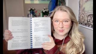 ASMR pie cookbook flip through 🥧 soft spoken  gum [upl. by Sheree]