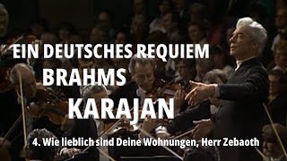 Brahms  독일레퀴엠  A German Requiem  Ein deutsches Requiem Karajan  Berliner Philharmoniker [upl. by Audrit781]