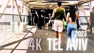 City Walk Tel Aviv Israel  4K Azrieli Center 2023 israel train [upl. by Llert]