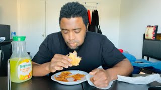 FREAKED Jimmy Dean Ham Cheese Croissant eatingwithtrey [upl. by Edialeda]